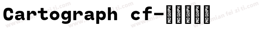 Cartograph cf字体转换